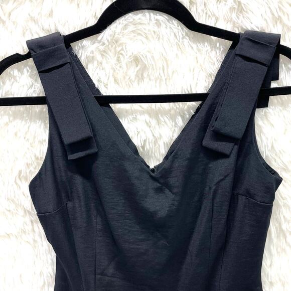 Vintage Creation Maille de France Black Sleeveless Dress S - Picture 3 of 9